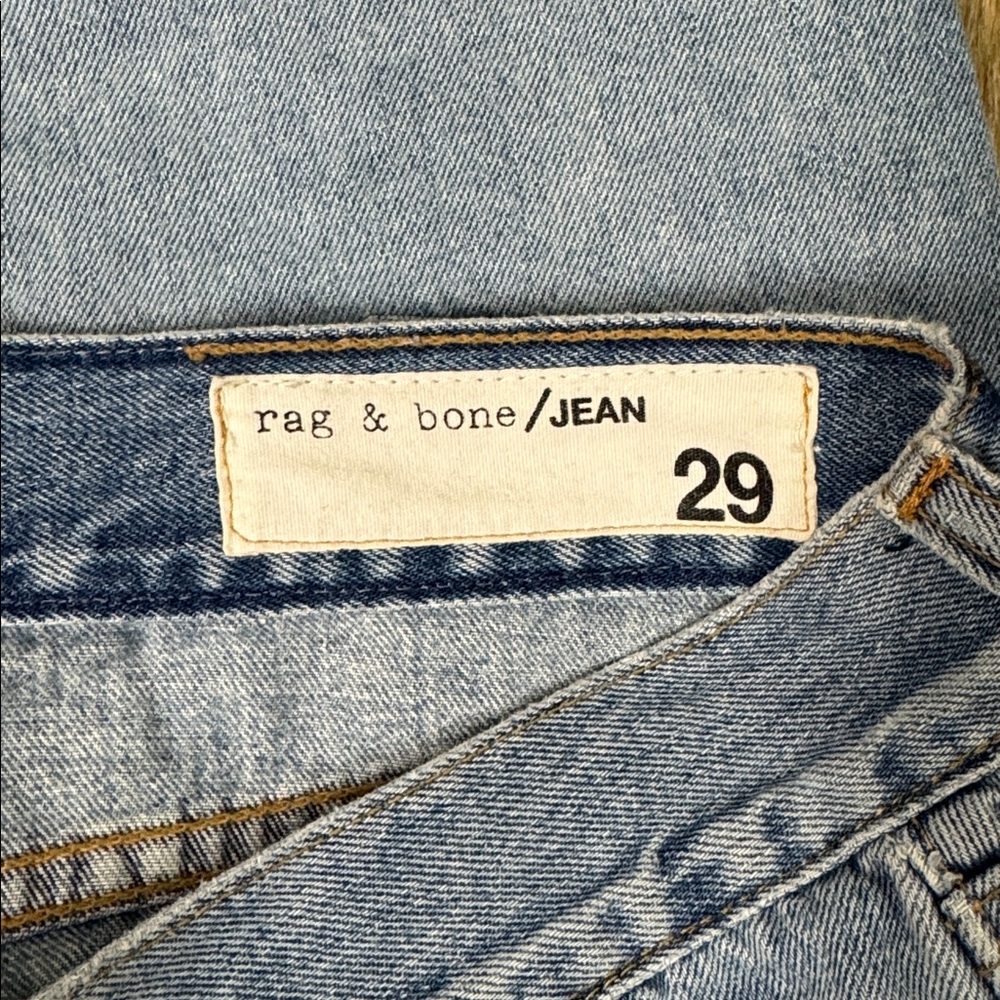 RAG & BONE Denim Distressed Cut Off Boyfriend Shorts in Rye size 29 - Picture 8 of 9